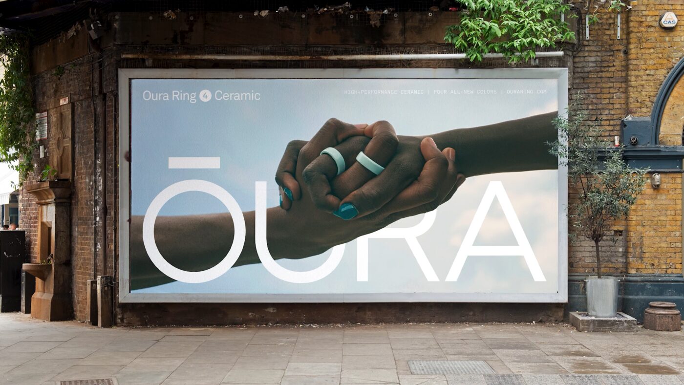Oura Ring campaign location still