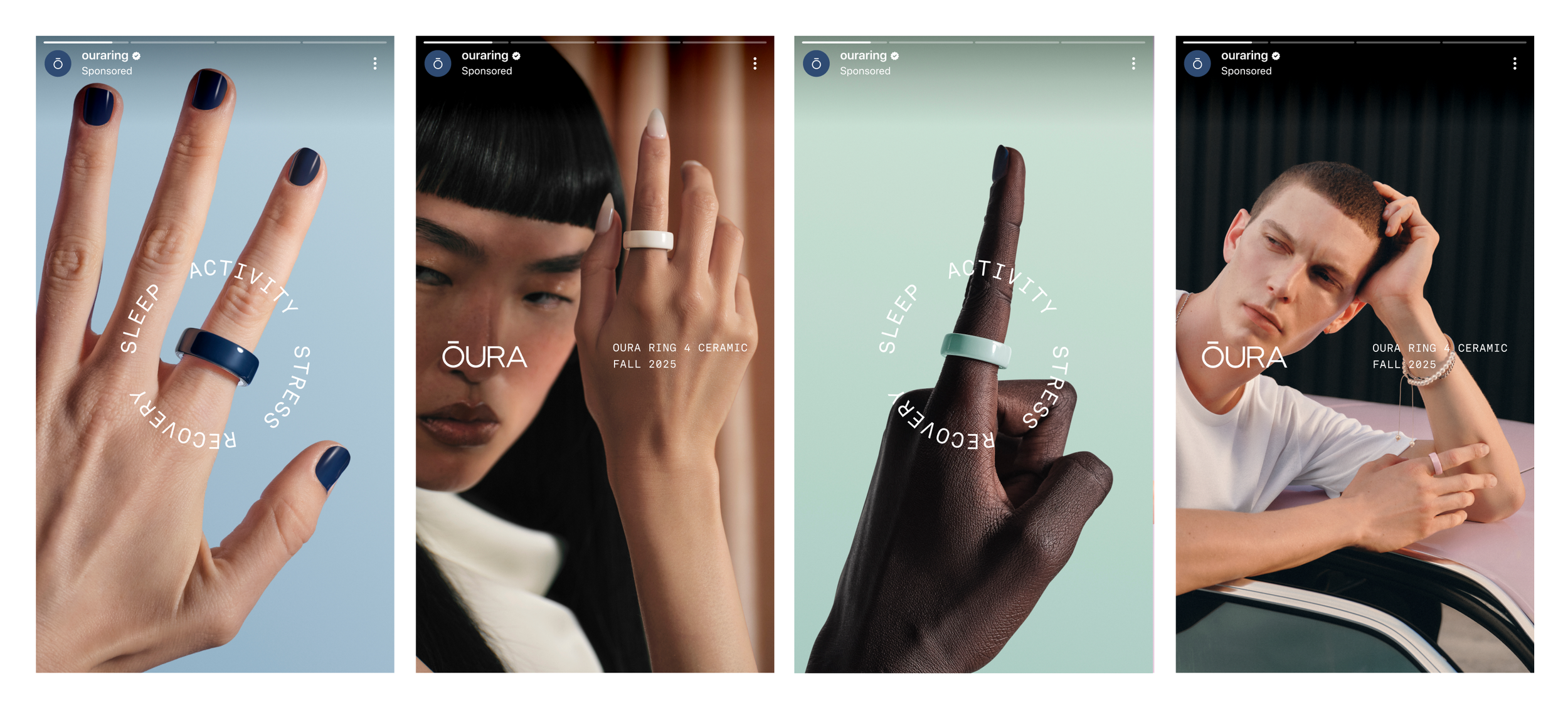 Campaign still, Oura Ring — True to You